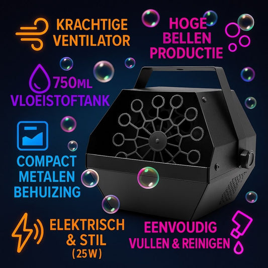 Kinderen en honden spelen met bellen – Eclips bellenblaasmachine met groot effect in de tuin eclips-bellenblaasmachine-buiten-speelgoed-750ml