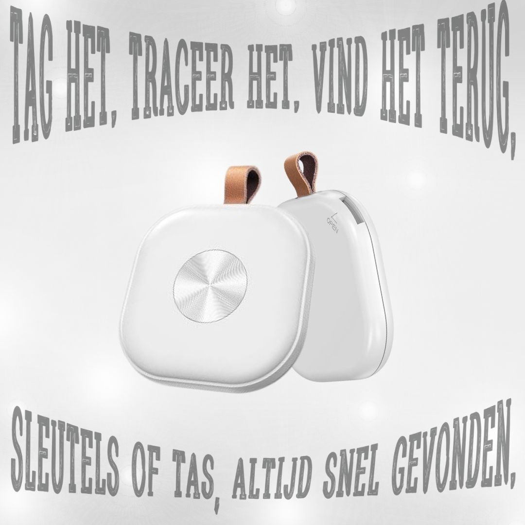 Vingnut Apple Compatibele Smart Tag NL – Bluetooth Volgapparaat – Wit