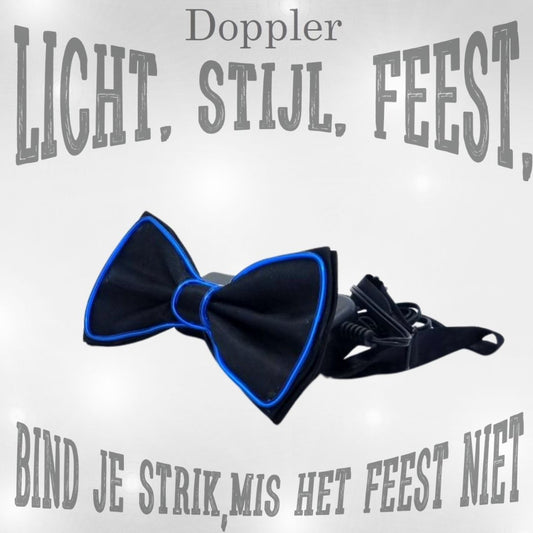 LED vlinderdas van Doppler – lichtgevende feestaccessoire voor Koningsdag, bruiloften, verjaardagen en festivals
doppler led vlinderdas koningsdag feestaccessoire