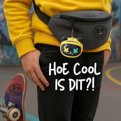 Gele beer TWS oordopjes met verwisselbare gezichtjes – cool, vrolijk en helemaal jouw stijl!  