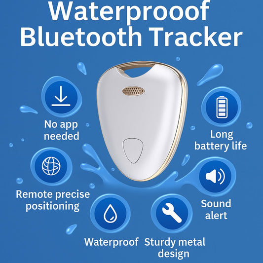 Locator Bluetooth tracker – IPX6 waterdicht ontwerp, compatibel met Apple Find My. Ideaal voor sleutels, tassen, huisdieren en meer