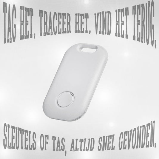 "Smart Locator Bluetooth tracker – ultradun ontwerp, compatibel met Apple Find My. Voor sleutels, tassen, portemonnees en meer."