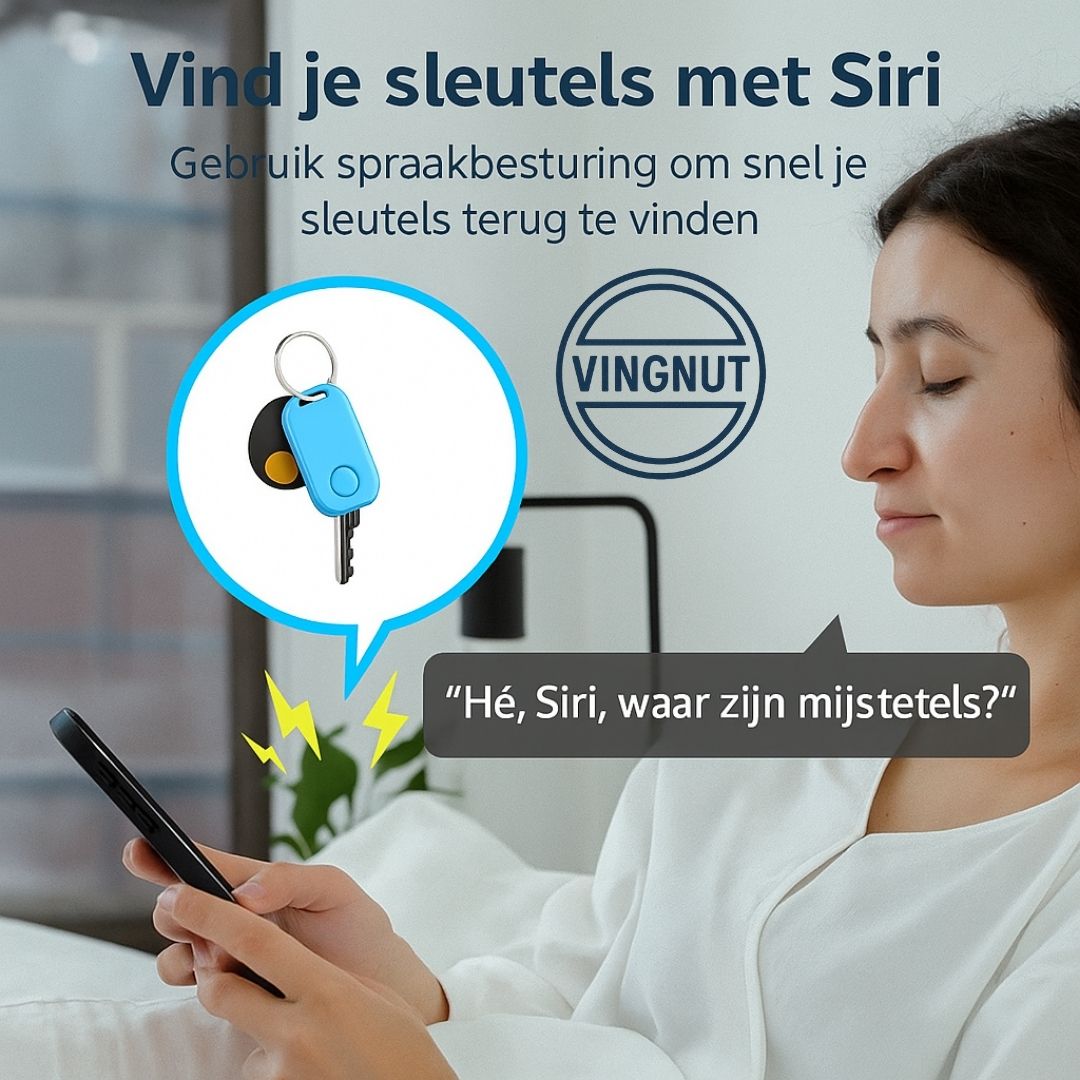 "Smart Locator Bluetooth tracker – ultradun ontwerp, compatibel met Apple Find My. Voor sleutels, tassen, portemonnees en meer."